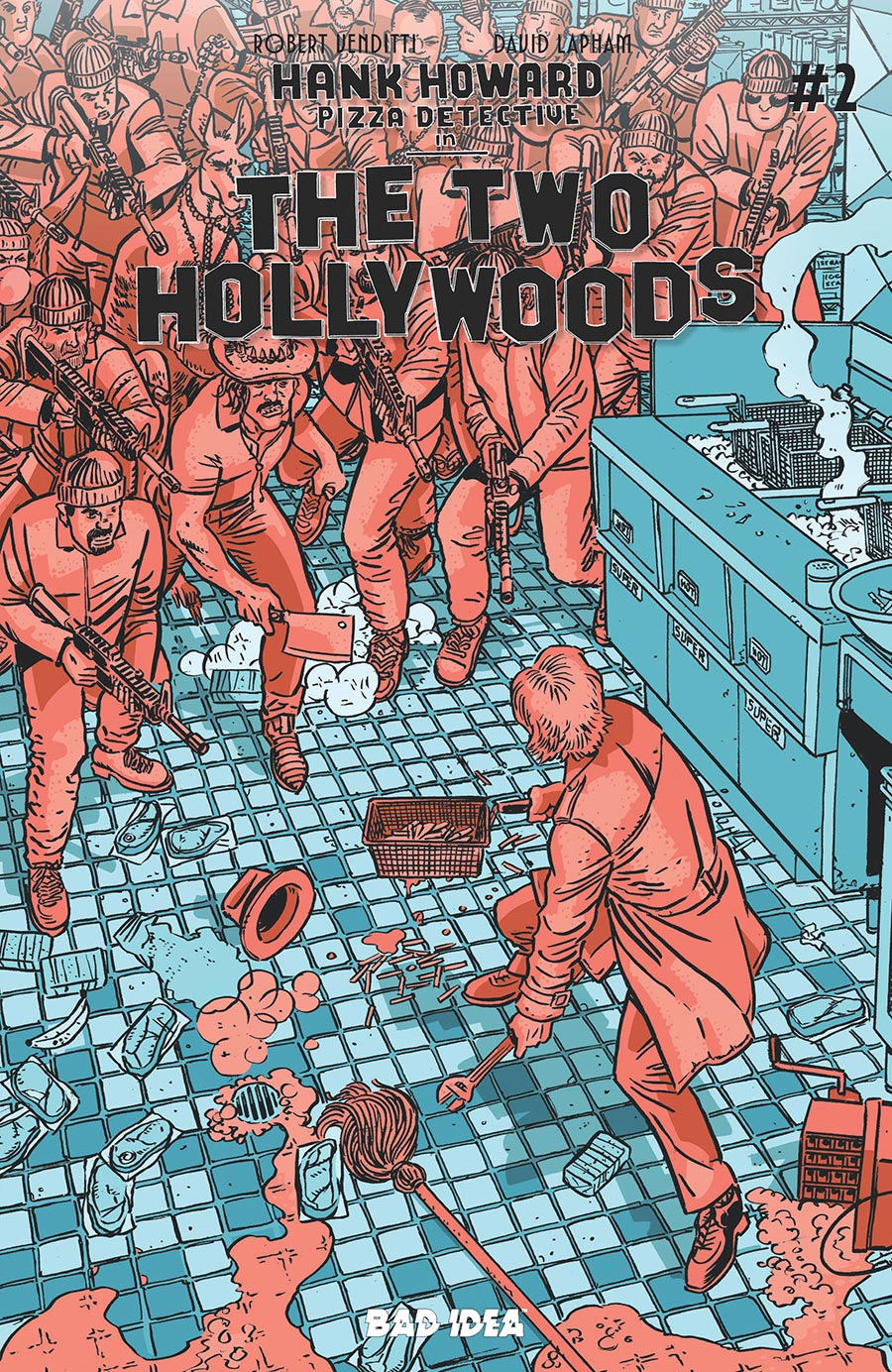 Hank Howard Pizza Detective The Two Hollywoods #2 Cover B Variant David Lapham Cover