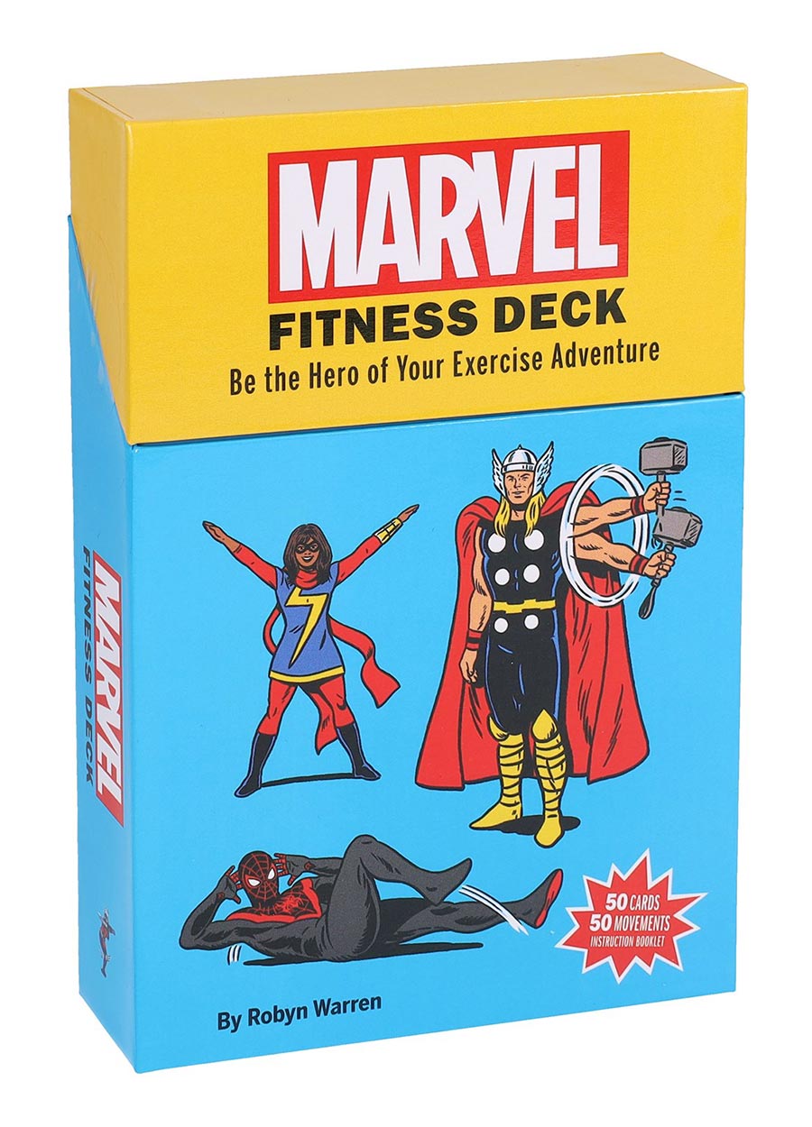 Marvel Fitness Deck Be The Hero Of Your Exercise Adventure
