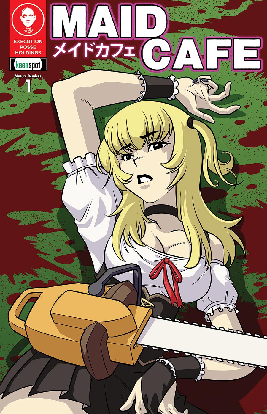 Maid Cafe #1 Cover B Variant Remy Eisu Mokhtar Bagged Trading Card Cover With Polybag