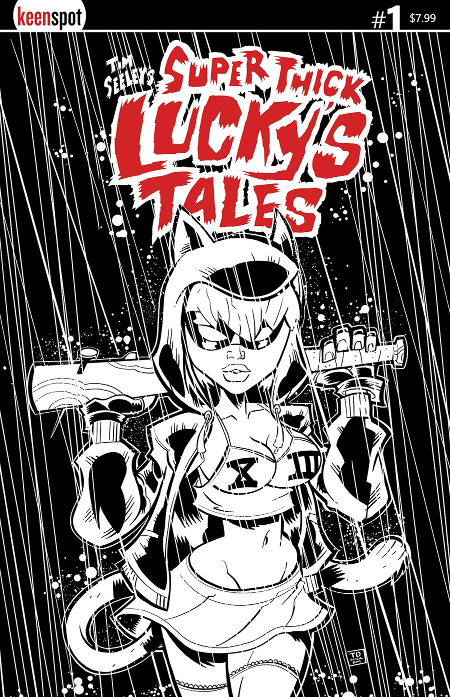 Tim Seeleys Super Thick Luckys Tales #1 Cover D Variant Troy Dongarra Cover