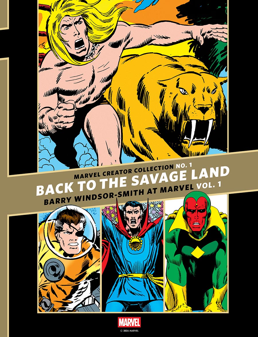 Marvel Creator Collection No 1 Back To The Savage Land Barry Windsor-Smith At Marvel Vol 1 HC