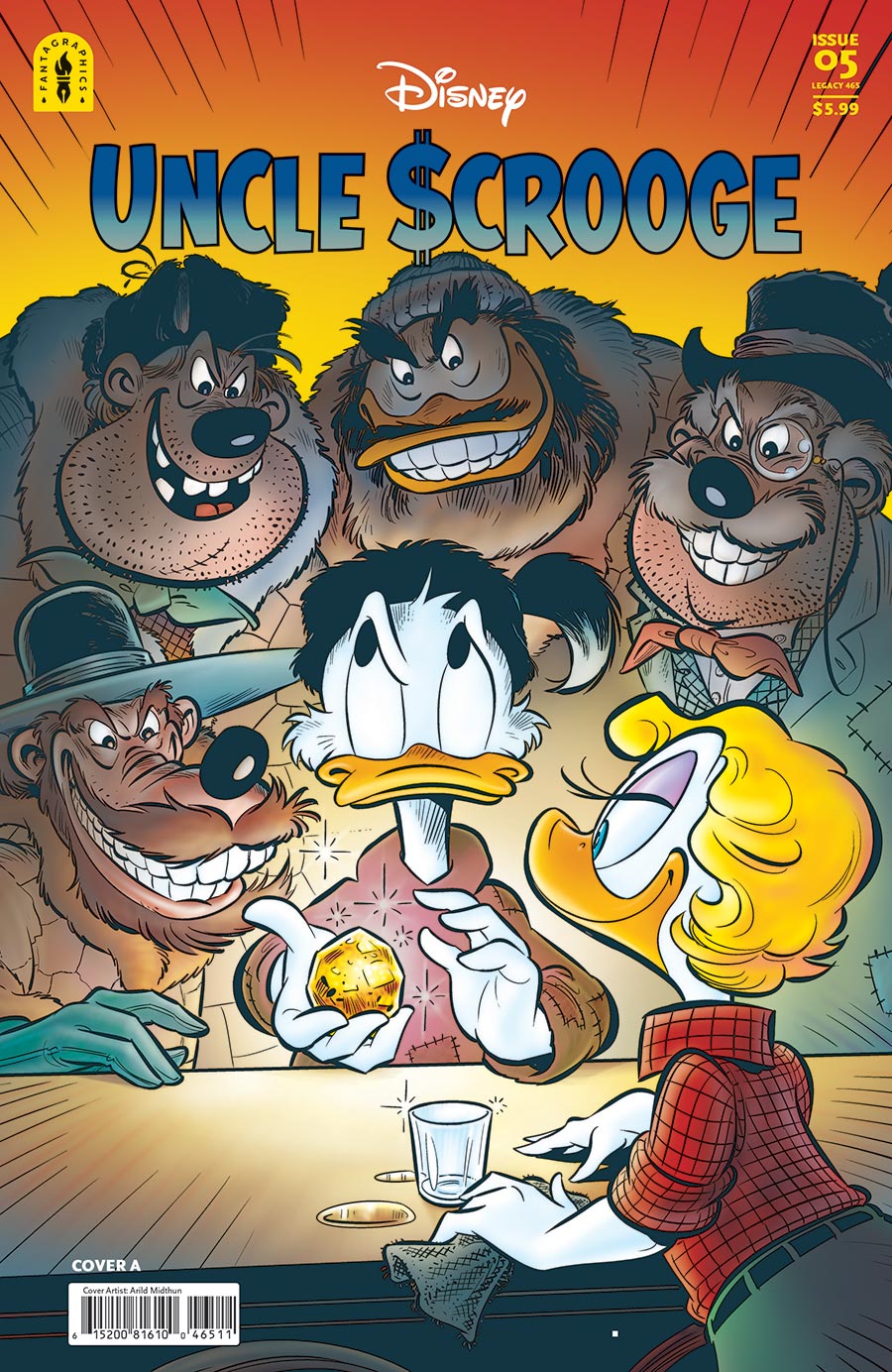 Uncle Scrooge Vol 3 #5 First Aiders Of Dawson Cover A Regular Arlid Midthun Cover (#465)