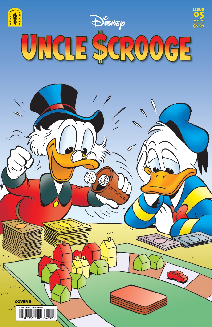 Uncle Scrooge Vol 3 #5 First Aiders Of Dawson Cover B Variant Daniel Branca Cover (#465)