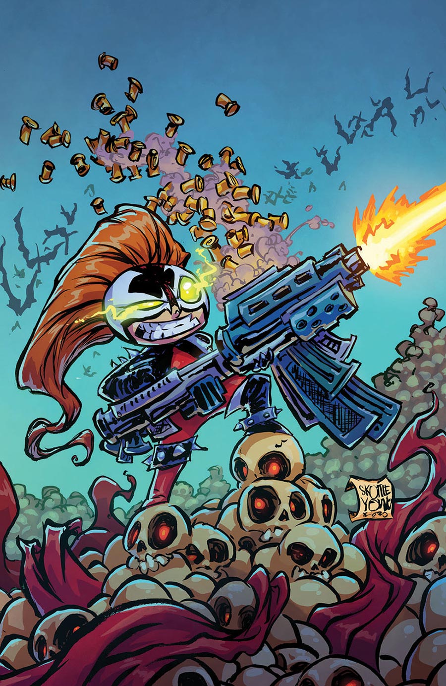 Scorched #50 Cover C Variant Skottie Young Connecting Cover (Spawn Universe)