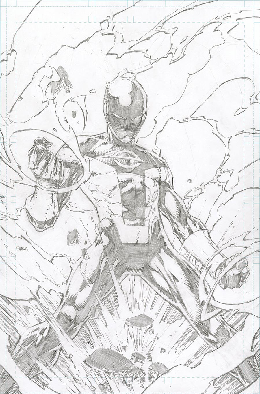 Radiant Black And White #1 (One Shot) Cover B Incentive David Finch Pencils Cover (Massive-Verse)