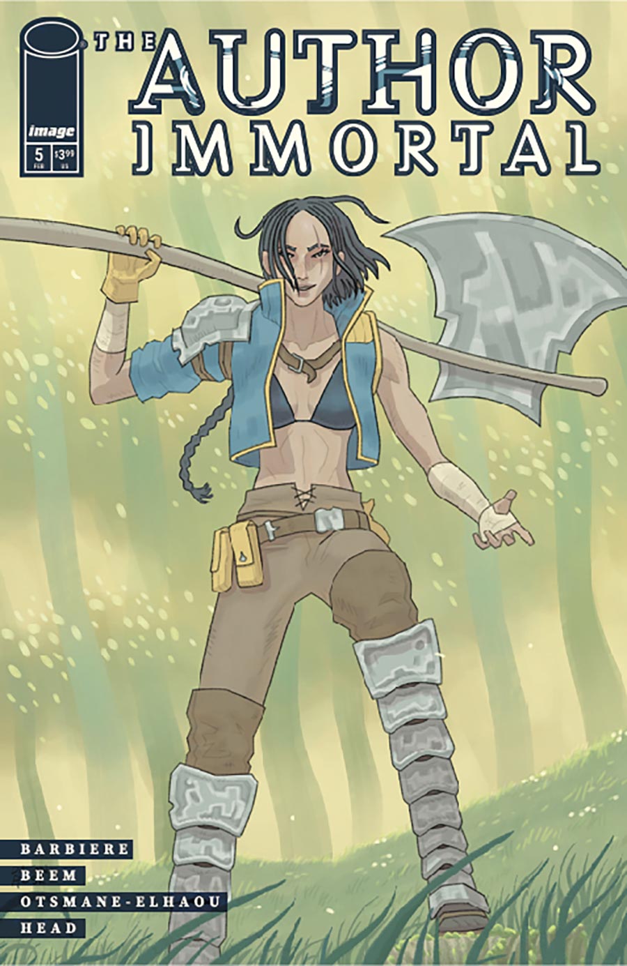 Author Immortal #5 Cover B Variant Dalton James Rose Cover