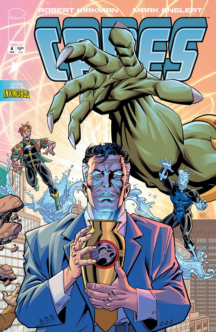 Capes Vol 2 #4 Cover B Variant Mark Englert Cover (Invincible Universe)