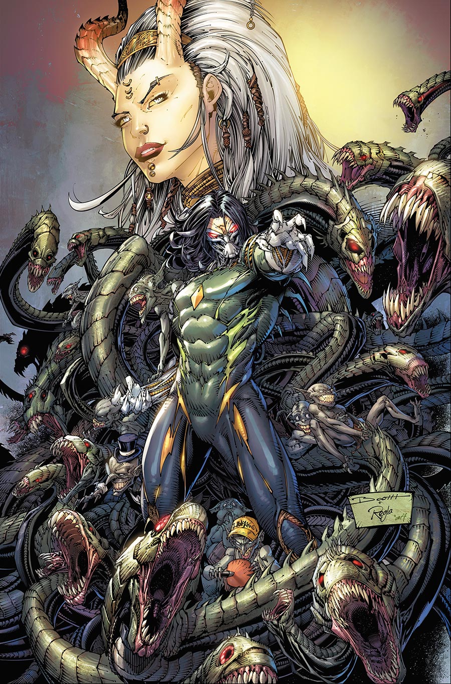 Darkness Vol 4 #3 Cover D Incentive Brett Booth Sal Regla & Arif Prianto Virgin Cover