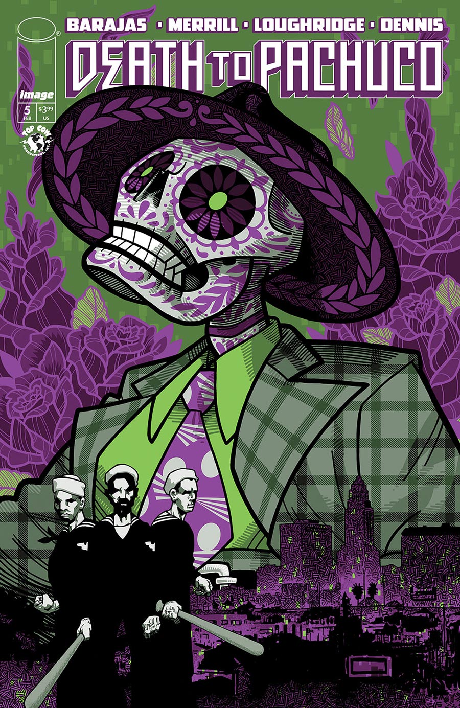Death To Pachuco #5 Cover B Variant J Gonzo Cover