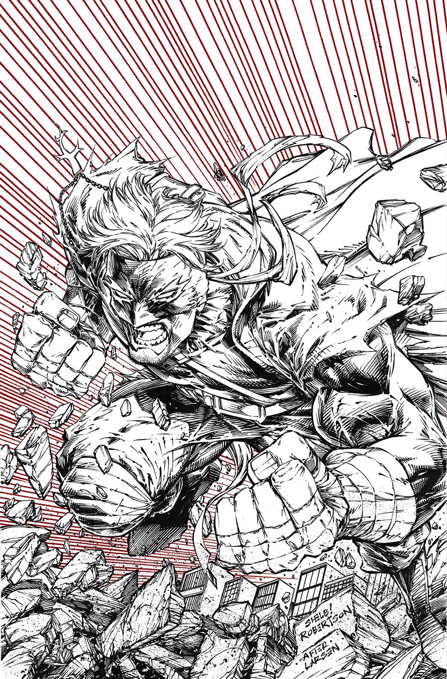 Final Boss #4 Cover E Incentive Shelby Robertson Black & White Cover