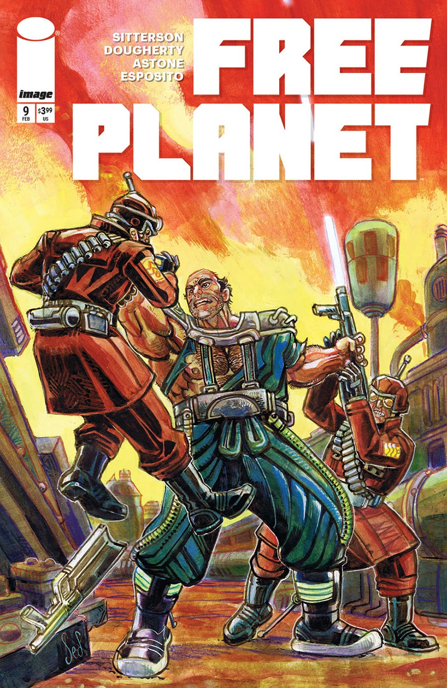 Free Planet #9 Cover B Variant Jed Dougherty 2 Cover