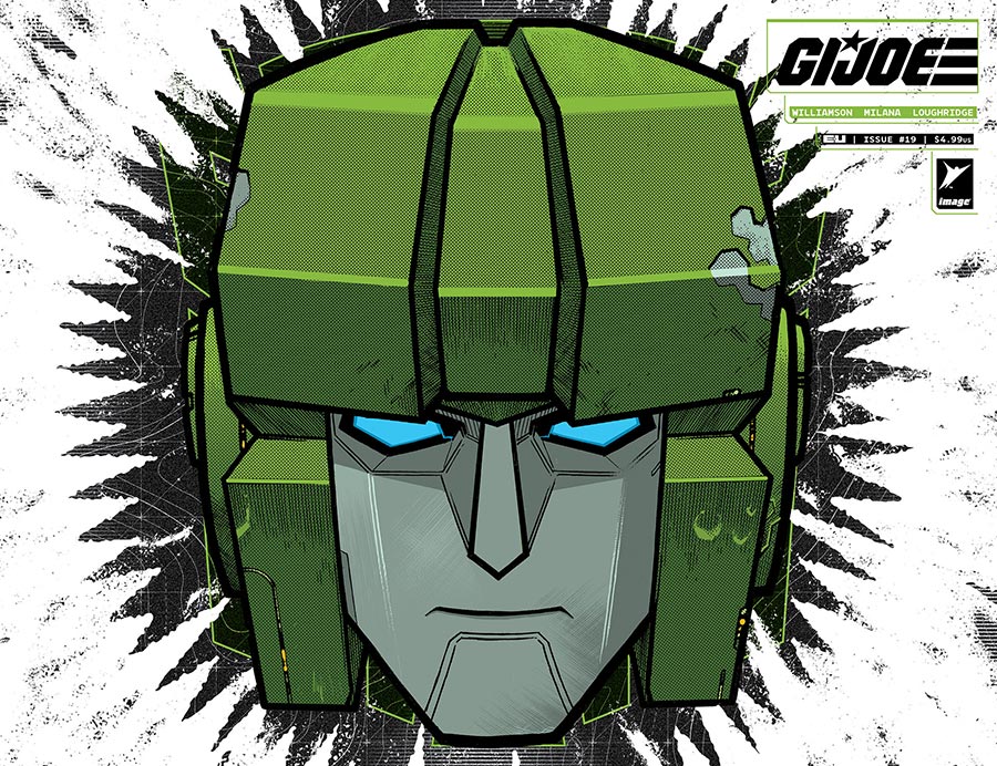 GI Joe Vol 10 #19 Cover G Variant John Amor & Andres Juarez Die-Cut Foil Mask Cover