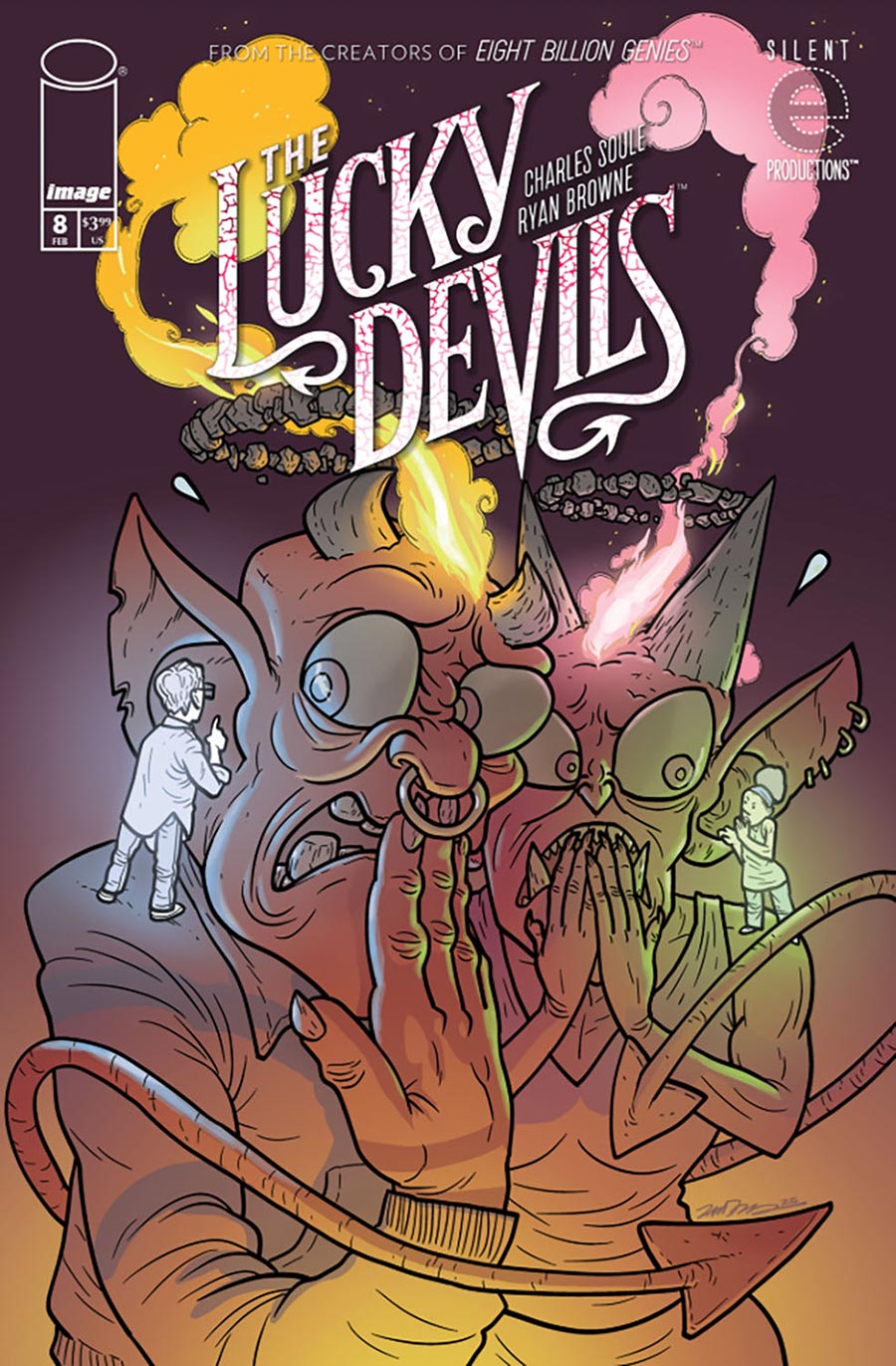 Lucky Devils #8 Cover B Variant Zander Cannon Cover
