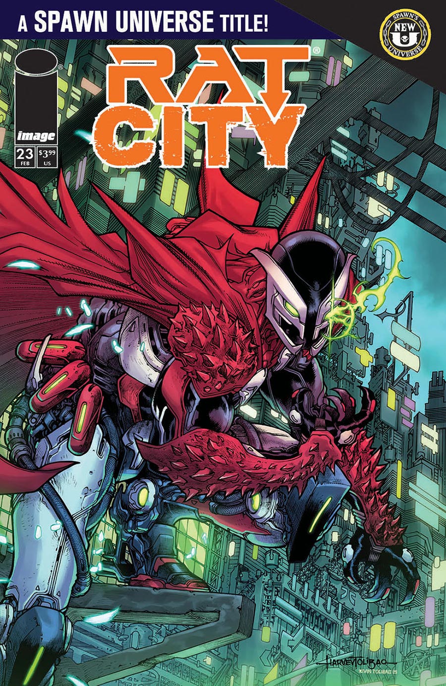 Rat City #23 Cover A Regular Harvey Tolibao Cover (Spawn Universe)