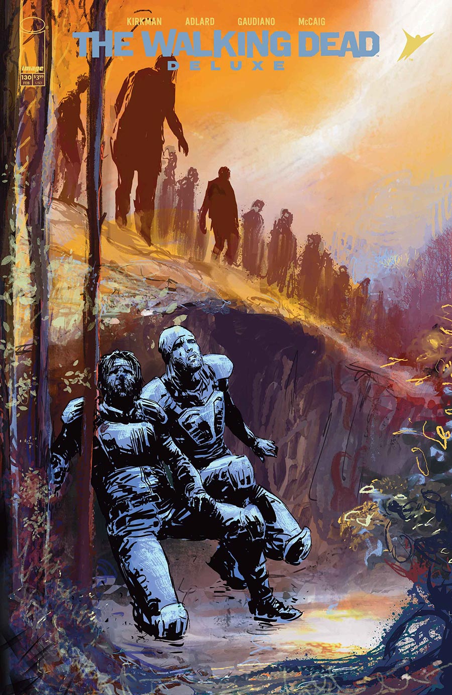 Walking Dead Deluxe #130 Cover C Variant Stefano Gaudiano Cover