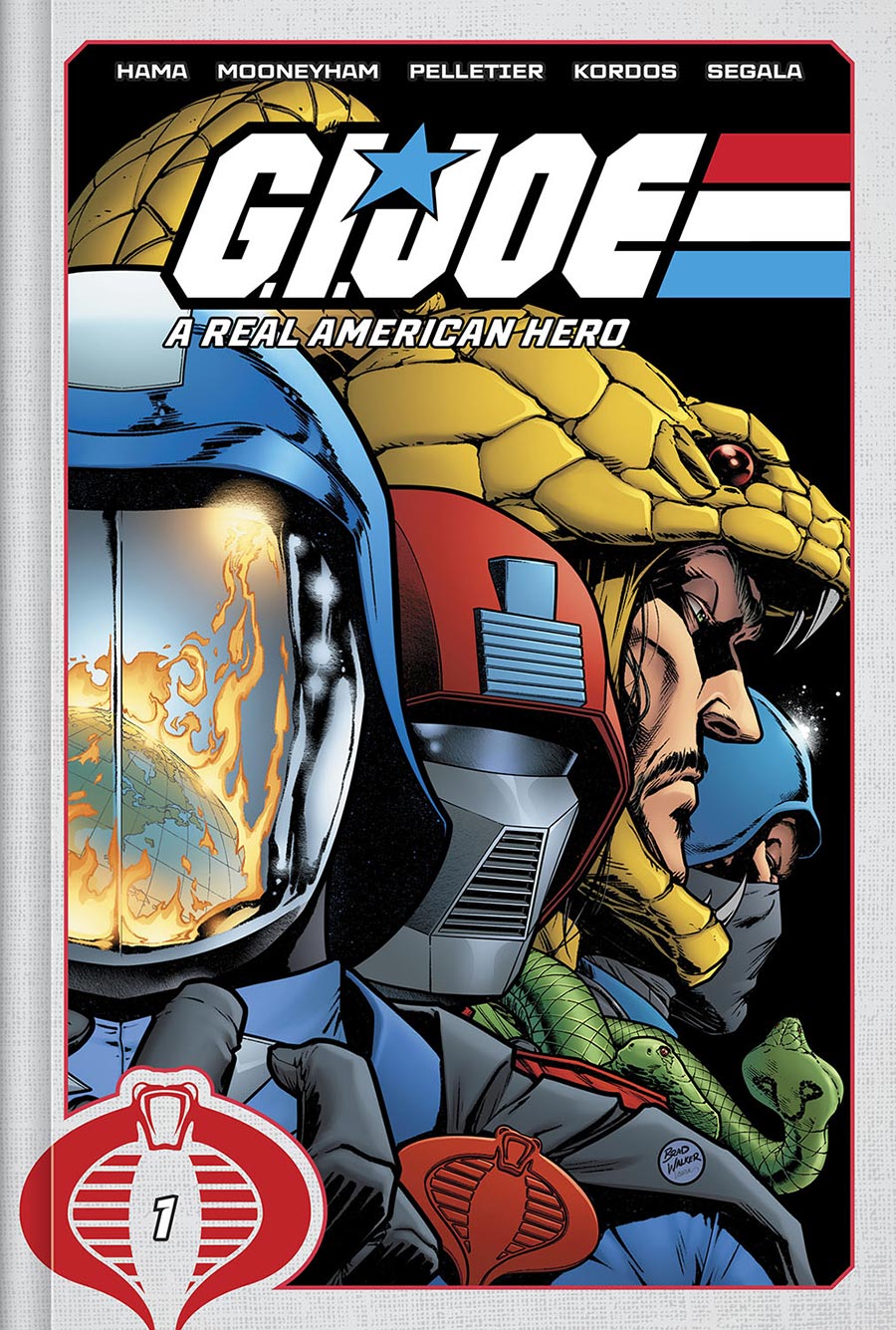 GI Joe A Real American Hero Deluxe Edition Book 1 HC Direct Market Brad Walker & Laura Martin Variant Cover