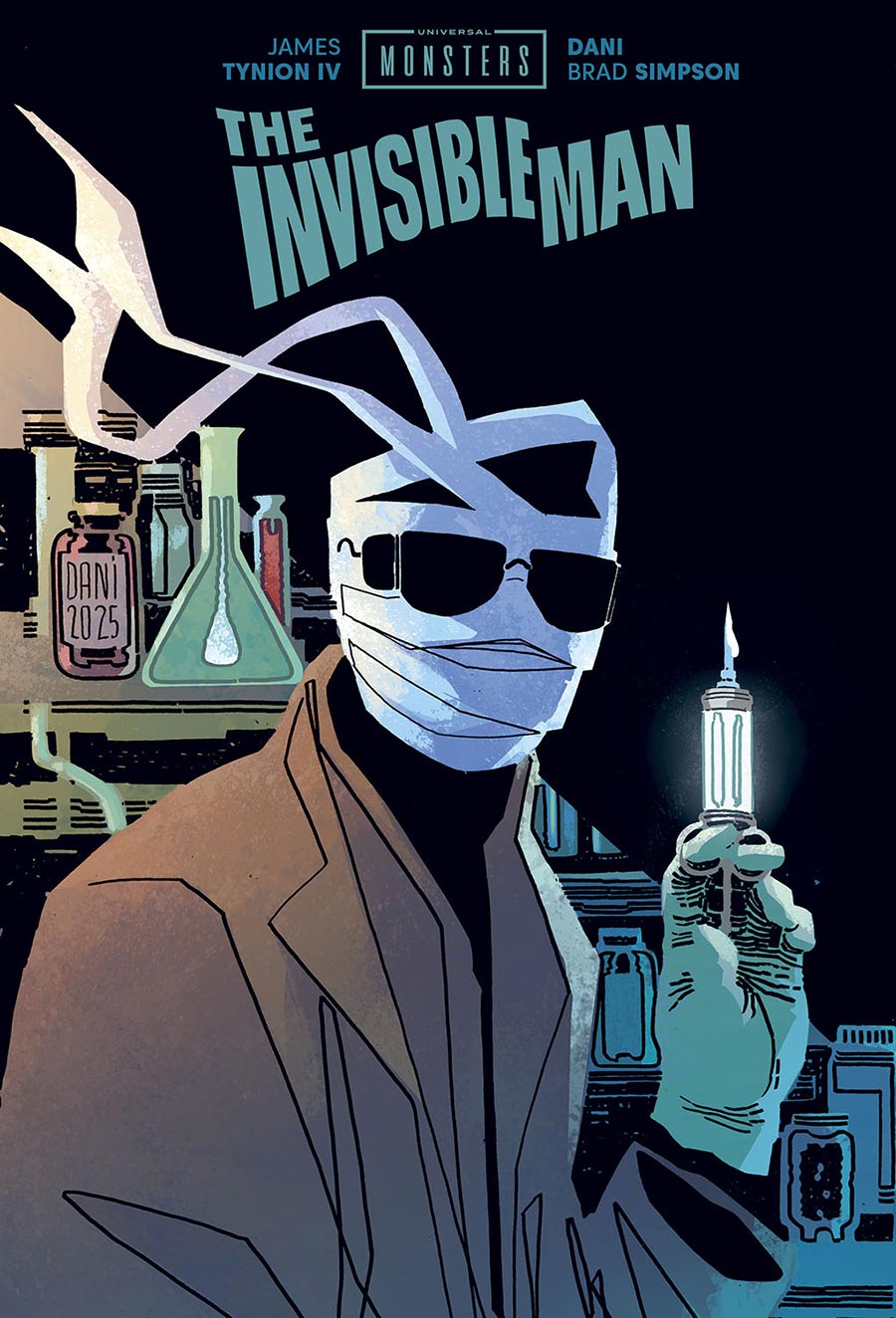 Universal Monsters The Invisible Man HC Book Market DANI & Brad Simpson Cover