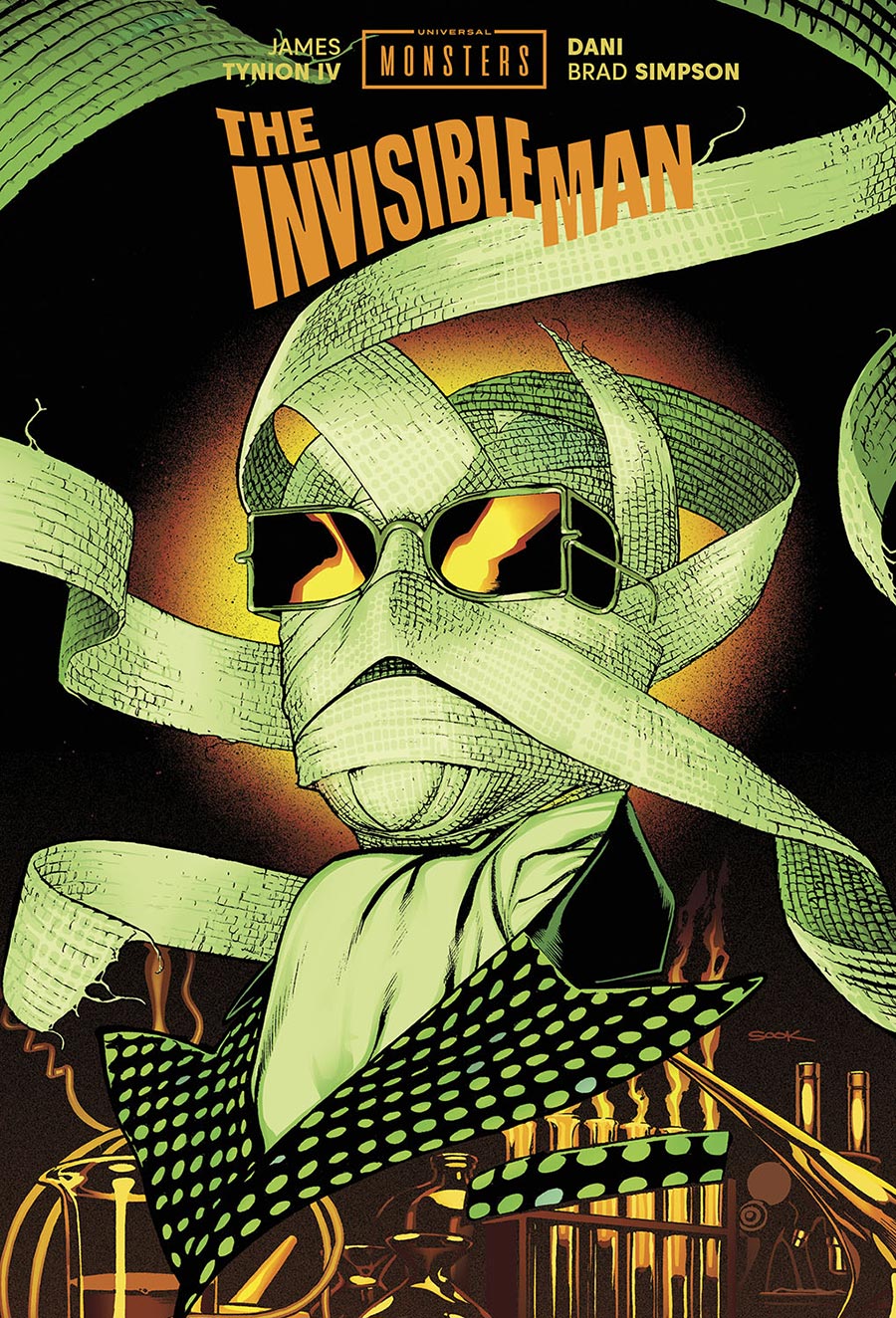 Universal Monsters The Invisible Man HC Direct Market Ryan Sook Variant Cover