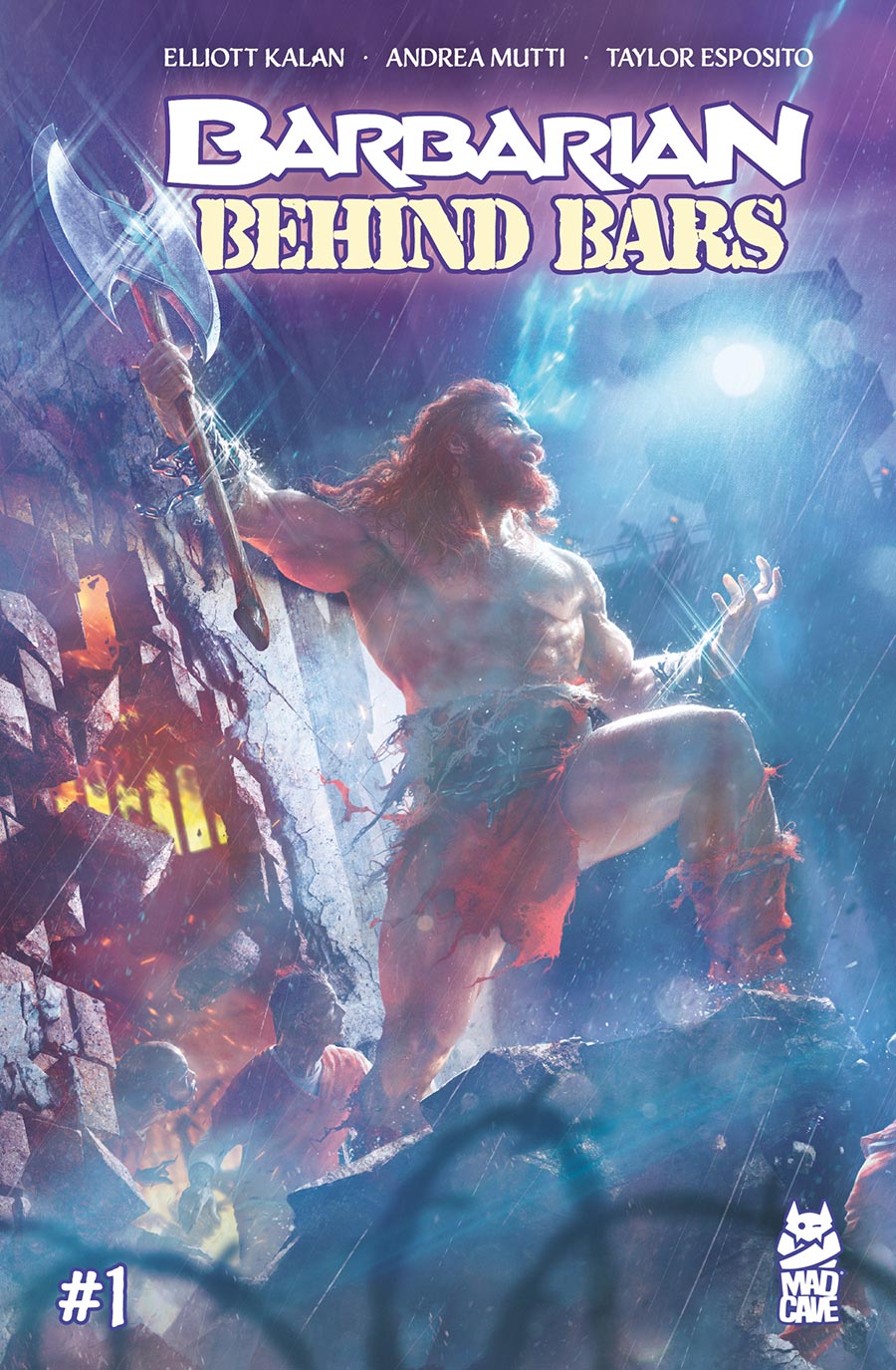 Barbarian Behind Bars #1 Cover B Variant Rahzzah Cover