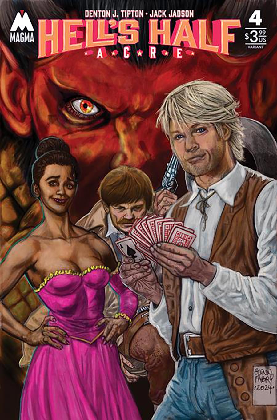 Hells Half Acre #4 Cover B Variant Glenn Fabry Cover