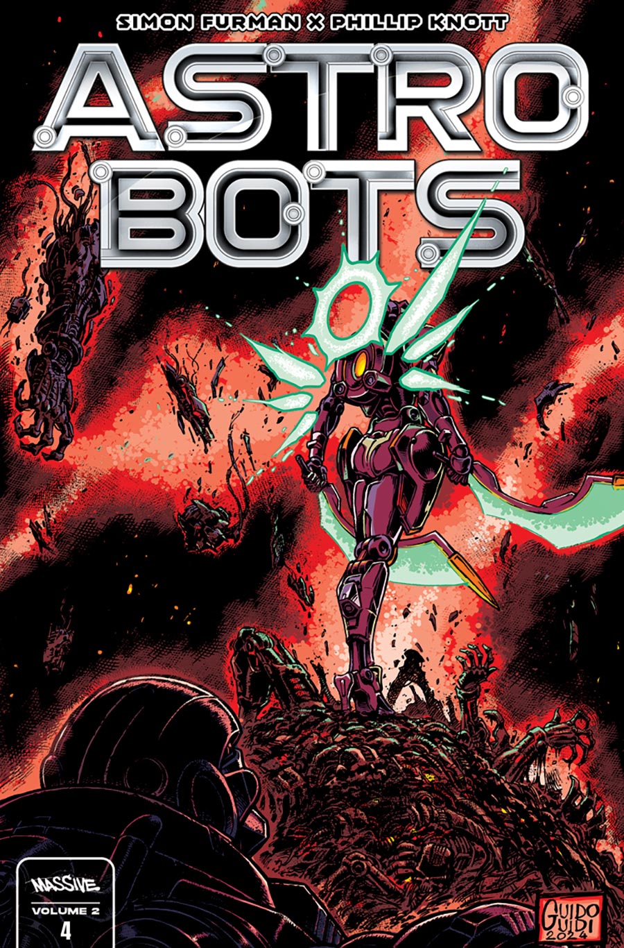 Astrobots Vol 2 #4 Cover B Variant Guido Guidi Cover