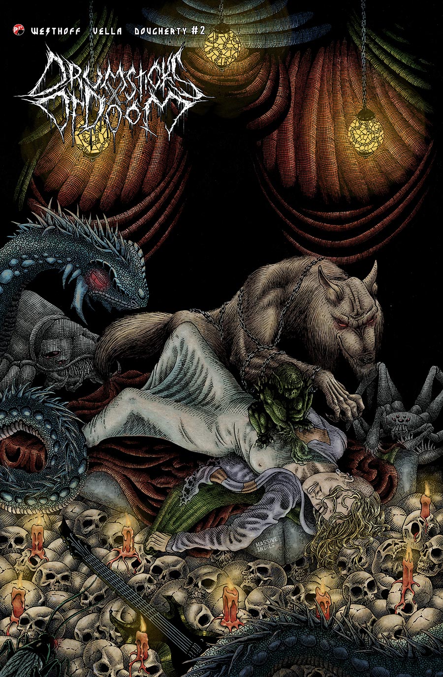 Drumsticks Of Doom #2 Cover B Variant Mat Festa Unlockable Cover