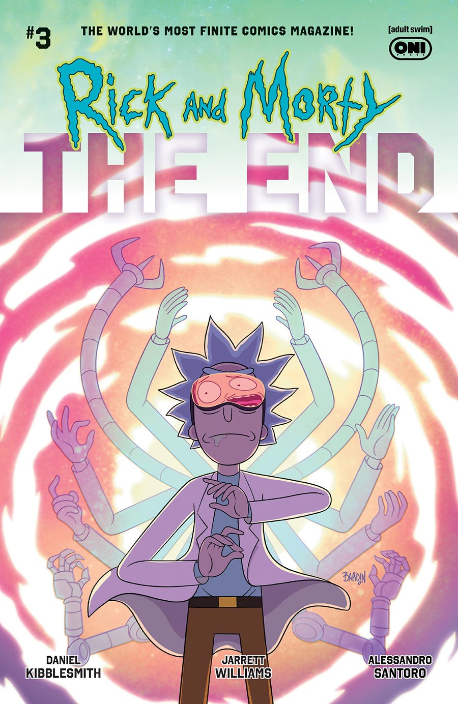 Rick And Morty The End #3 Cover A Regular Dave Bardin Cover