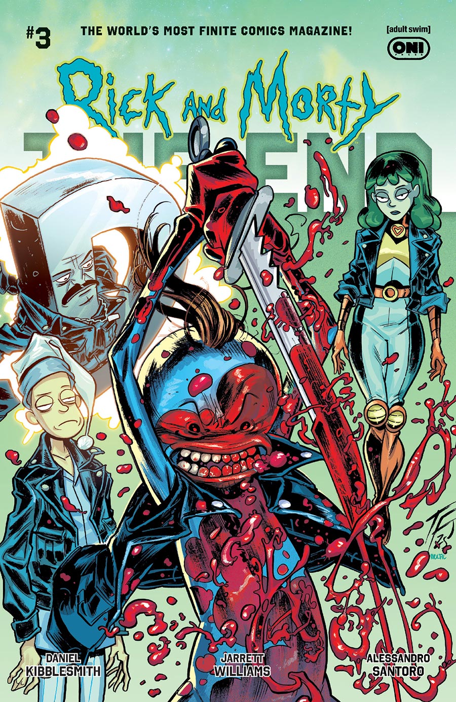 Rick And Morty The End #3 Cover D Incentive Tom Fowler Variant Cover