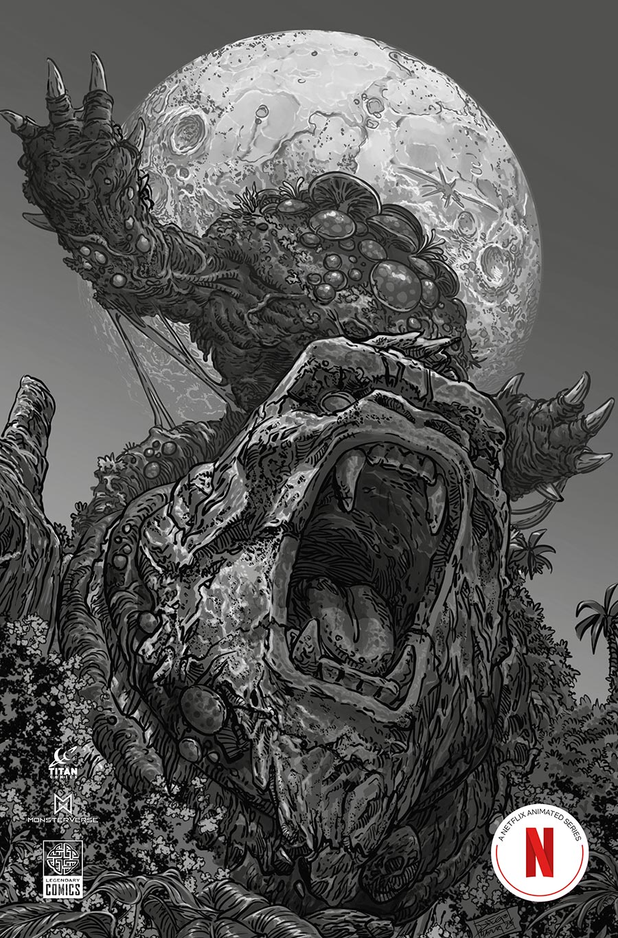 Escape From Skull Island #2 Cover D Variant Diego Yapur Inks Virgin Cover