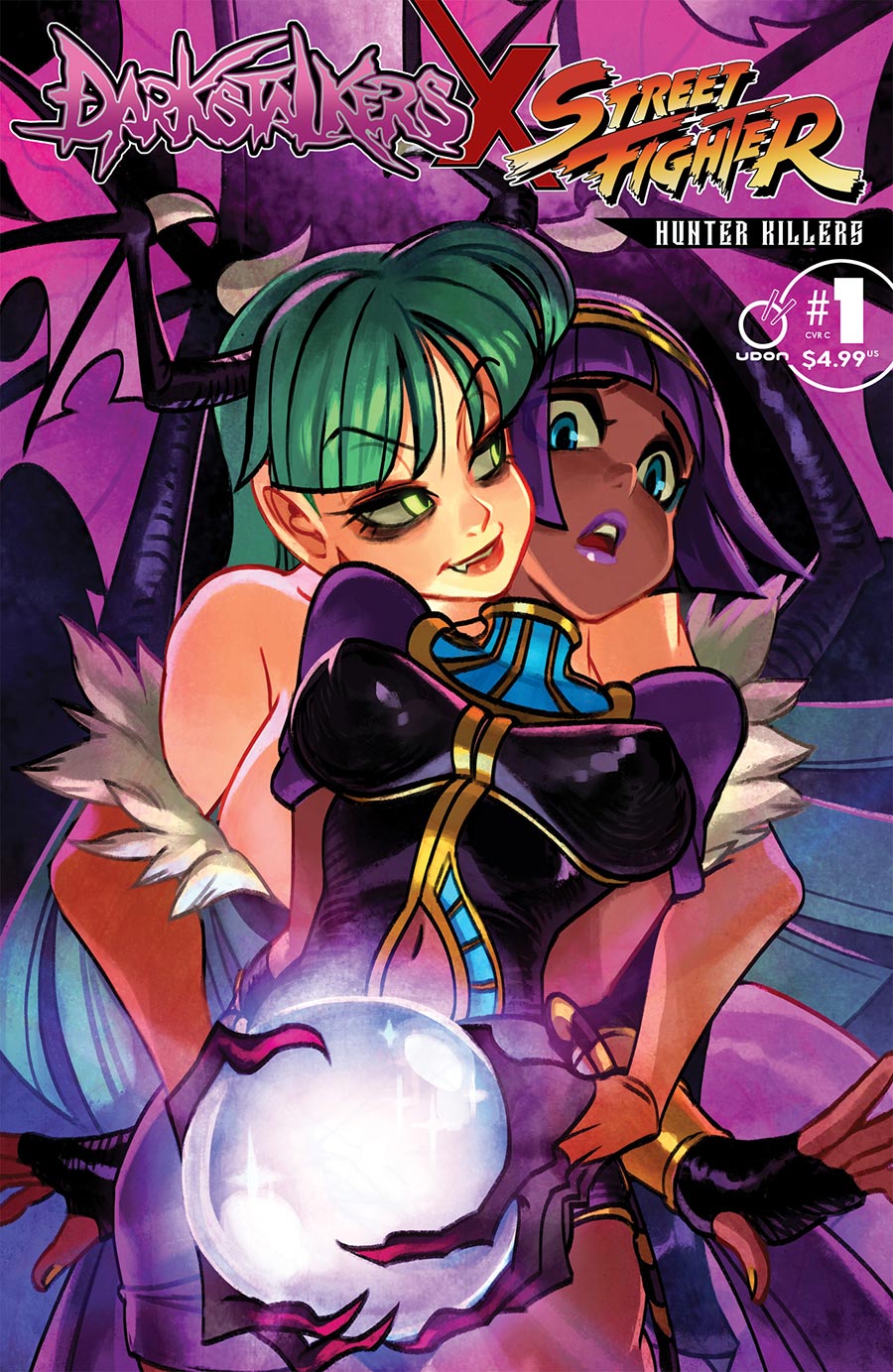 Darkstalkers x Street Fighter Hunter Killers #1 (One Shot) Cover C Incentive Alex Ahad Variant Cover (Lords Of The Makai Part 4)
