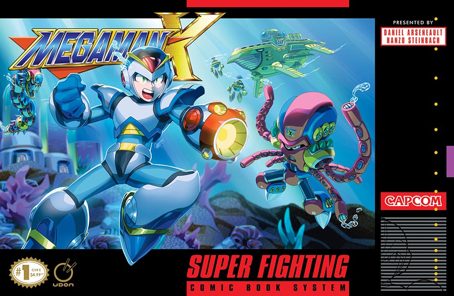 Mega Man X #1 Cover E Incentive Jeffrey Chamba Cruz Variant Cover