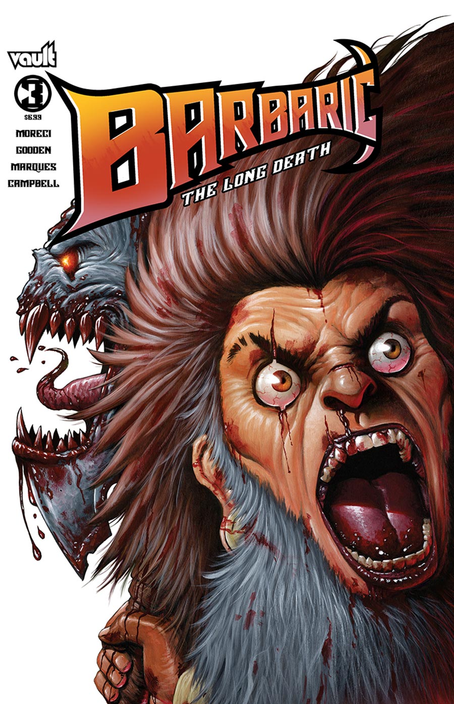 Barbaric The Long Death #3 Cover C Incentive Pete Carroll Variant Cover