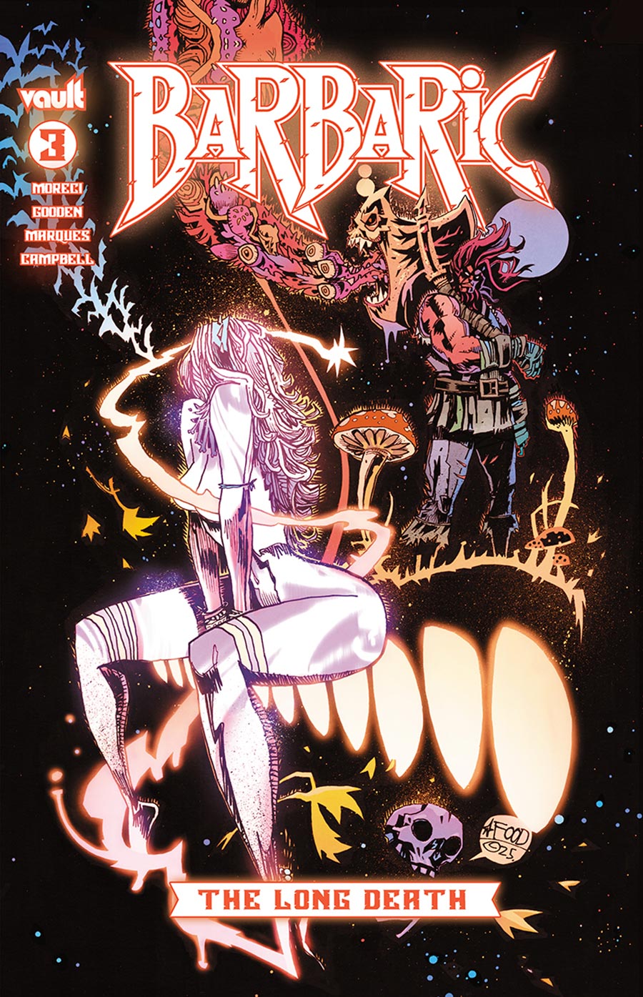 Barbaric The Long Death #3 Cover D Incentive Jim Mahfood Variant Cover