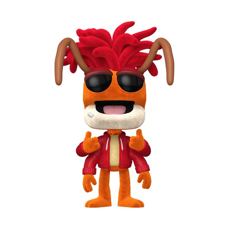 POP Television Muppets Pepe The Prawn Flocked Vinyl Figure