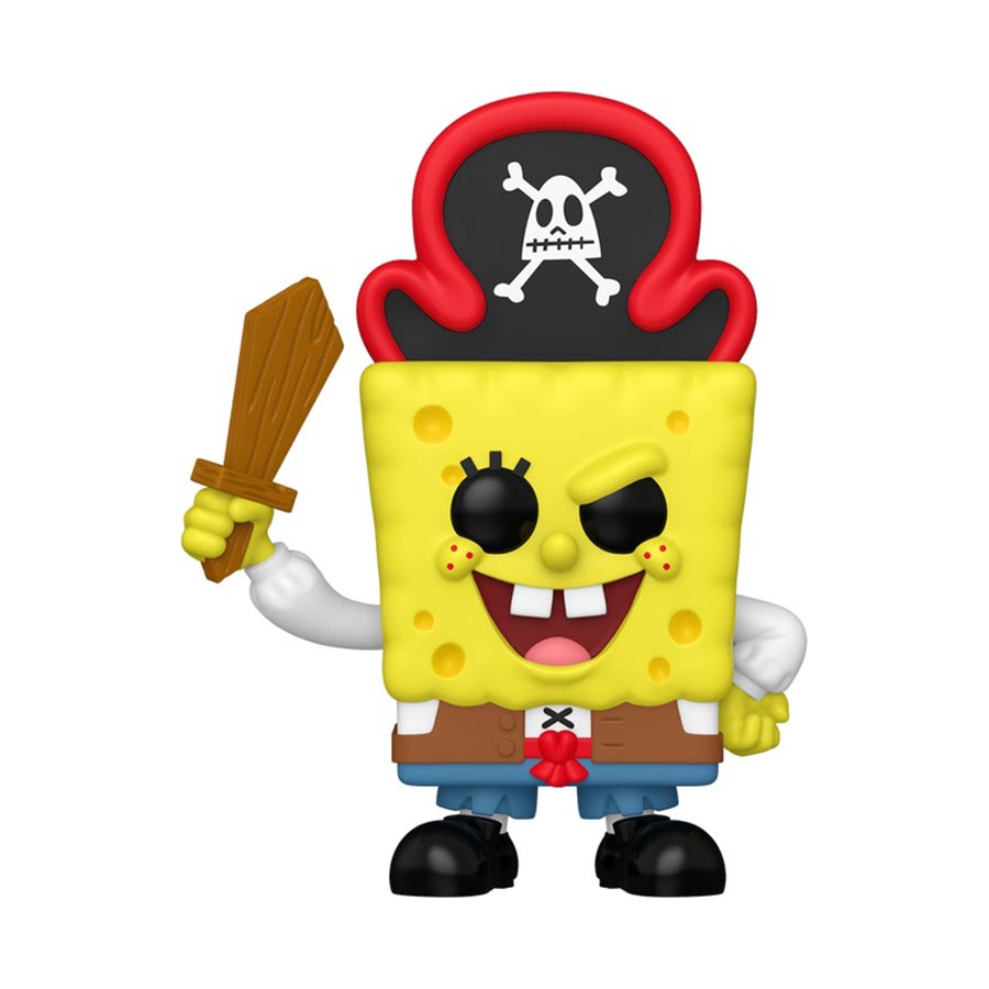 POP Movies The SpongeBob Movie Search For SquarePants SpongeBob SquarePants Pirate Vinyl Figure