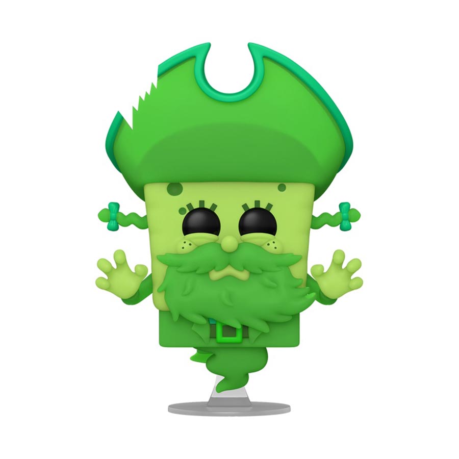 POP Movies The SpongeBob Movie Search For SquarePants SpongeBob As Flying Dutchman Glow-In-The-Dark Vinyl Figure