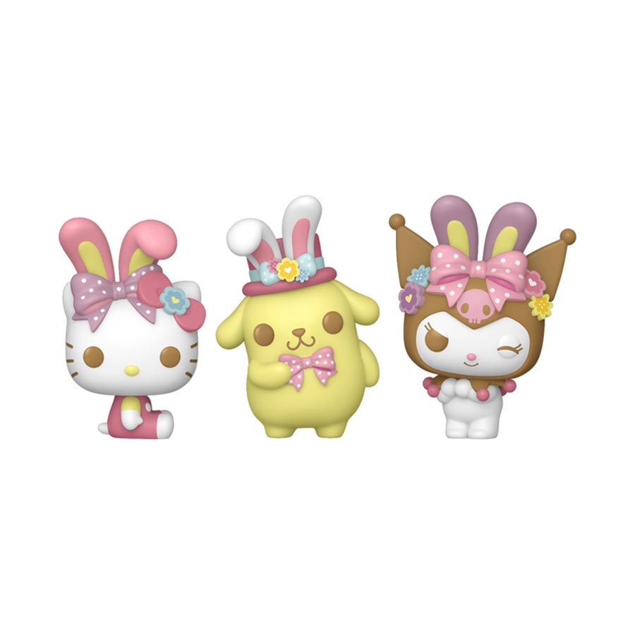 Pocket POP Egg Hello Kitty And Friends With Bunny Ears 3-Pack Vinyl Figure