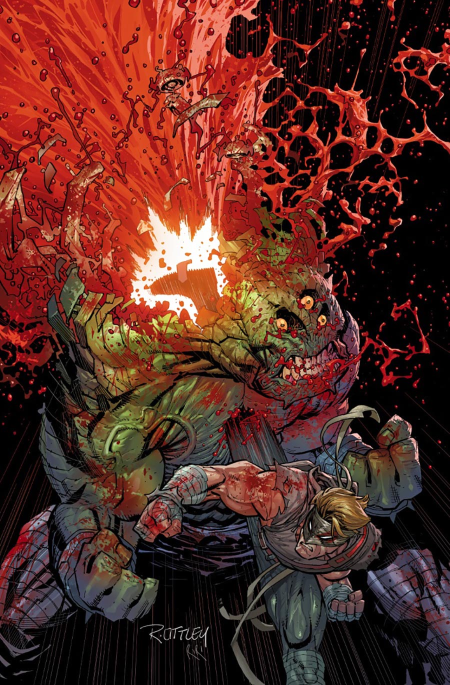 Final Boss #1 Cover L 2nd Ptg B Incentive Ryan Ottley Virgin Variant Cover