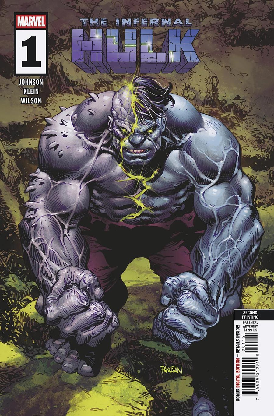 Infernal Hulk #1 Cover N 2nd Ptg Dan Panosian Variant Cover
