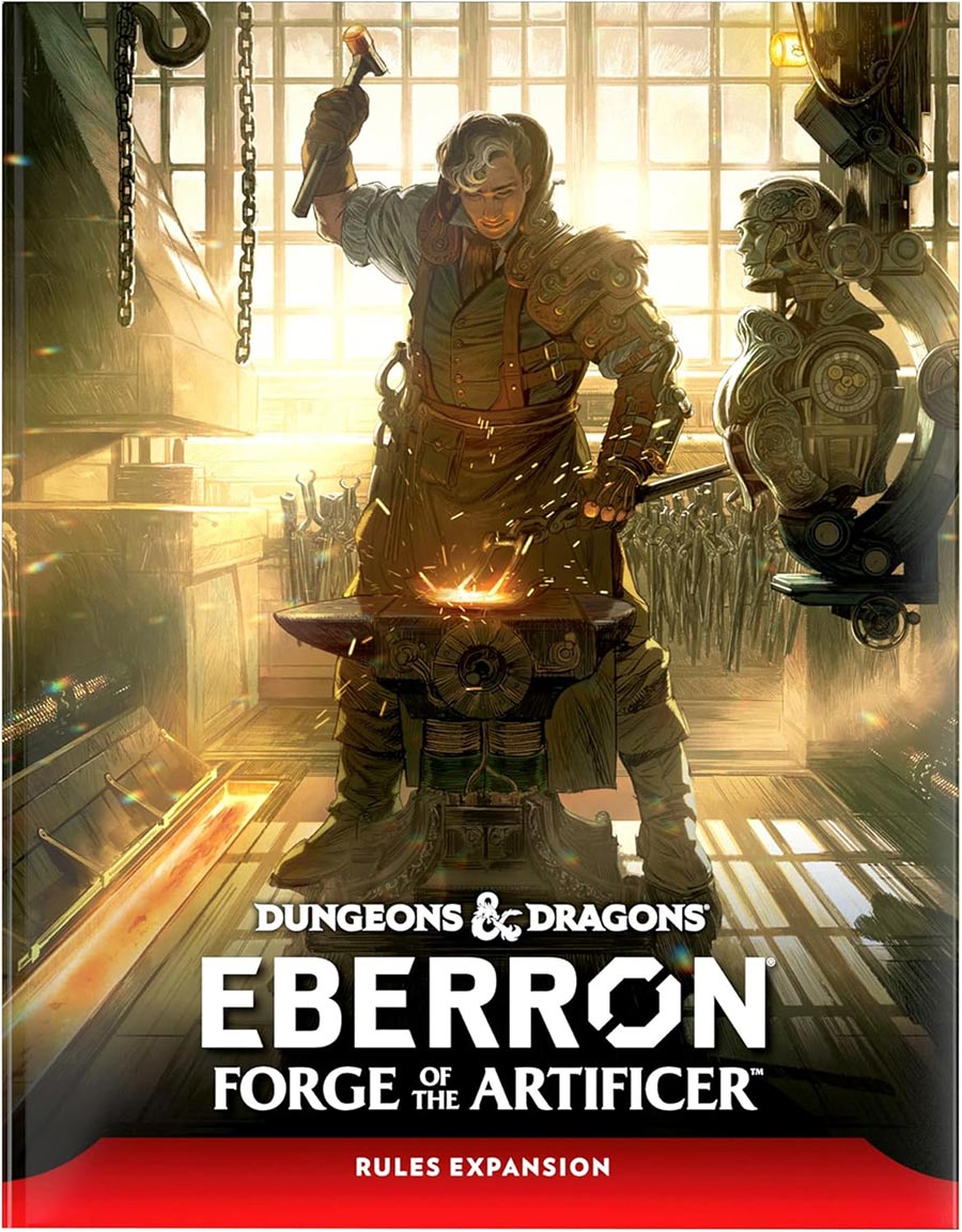 Dungeons & Dragons RPG Rules Expansion Eberron Forge Of The Artificer Hardcover