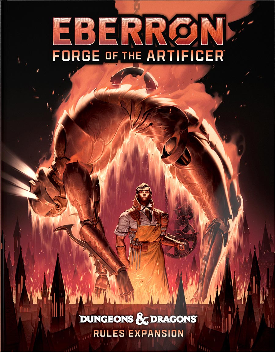 Dungeons & Dragons RPG Rules Expansion Eberron Forge Of The Artificer HC Alternate Cover