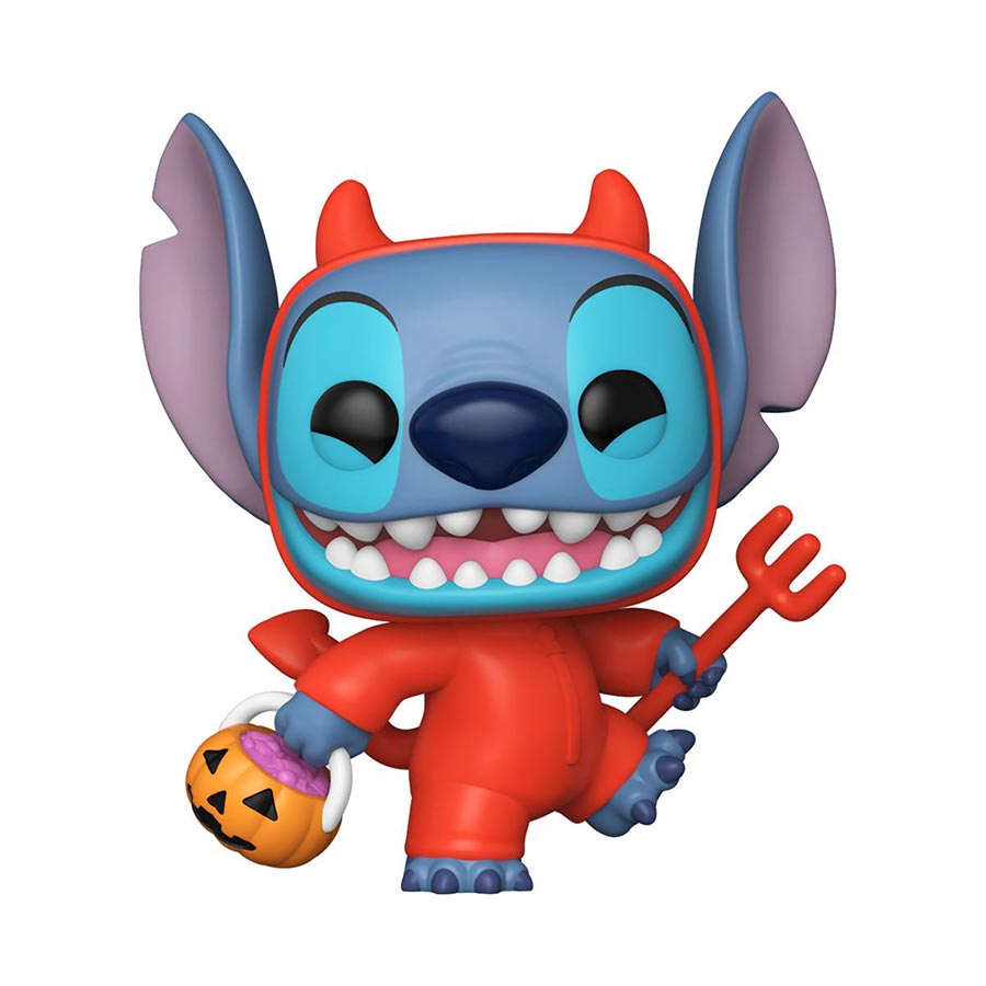 POP Lilo & Stitch Devilish Stitch Entertainment Earth Exclusive Vinyl Figure