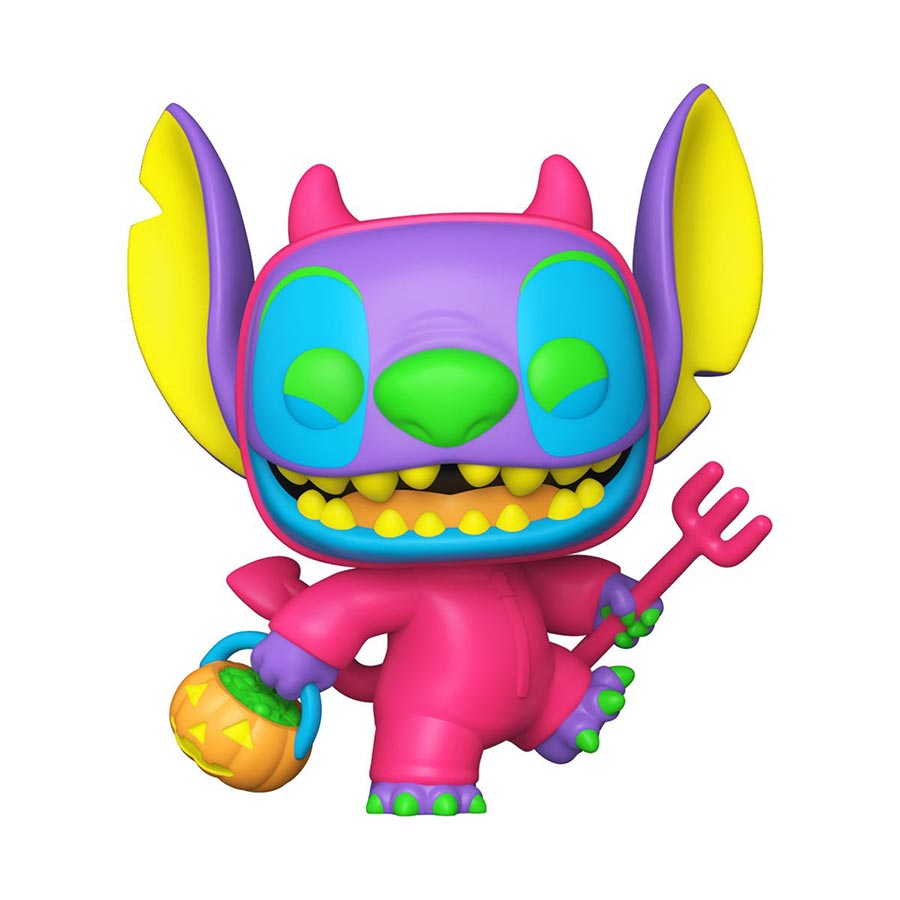 POP Lilo & Stitch Devilish Stitch Entertainment Earth Exclusive Chase Vinyl Figure