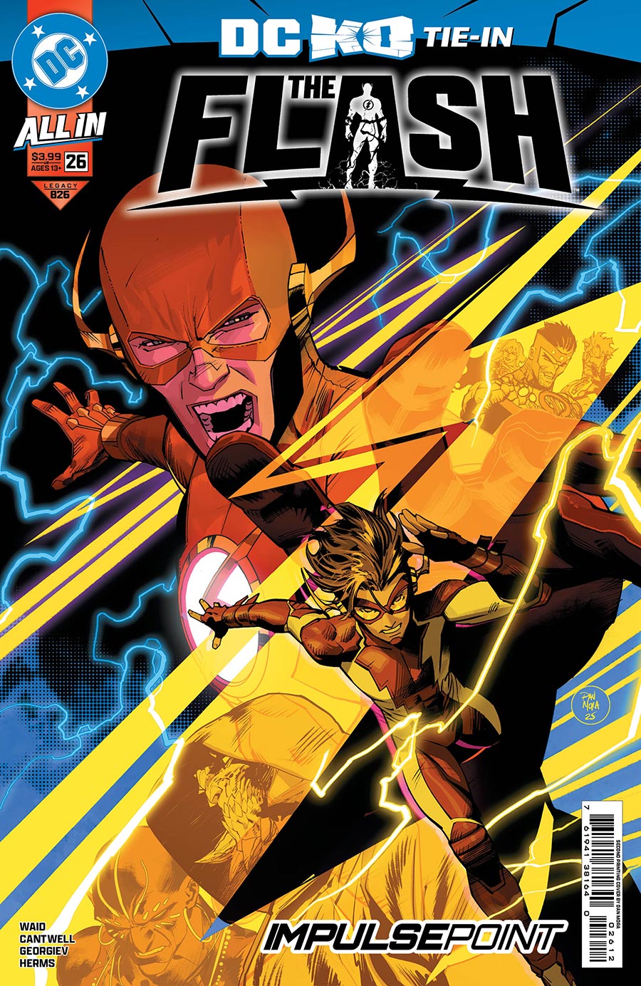 Flash Vol 6 #26 Cover D 2nd Ptg Dan Mora Logo Color Variant Cover (DC All In)(DC K.O. Tie-In)
