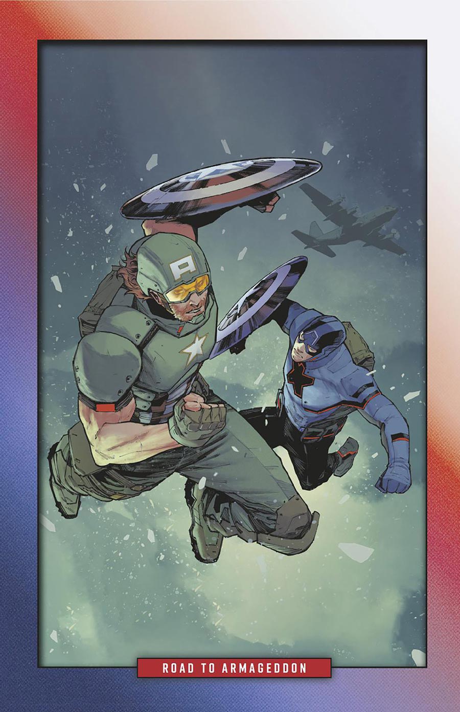 Captain America Vol 11 #2 Cover L 3rd Ptg Incentive Valerio Schiti Virgin Variant Cover