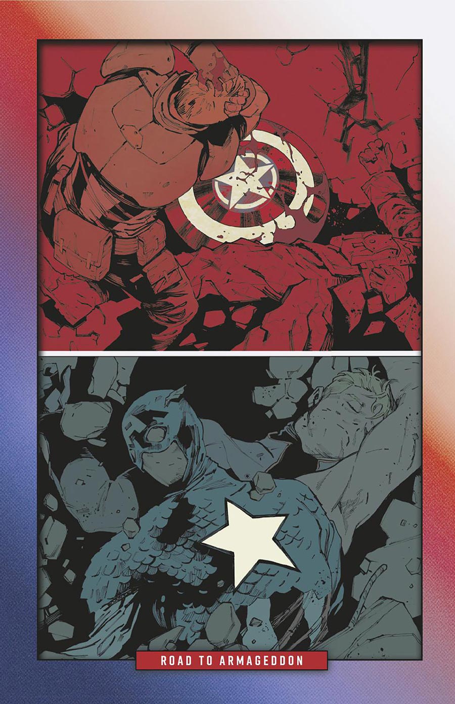 Captain America Vol 11 #3 Cover N 2nd Ptg Incentive Valerio Schiti Virgin Variant Cover