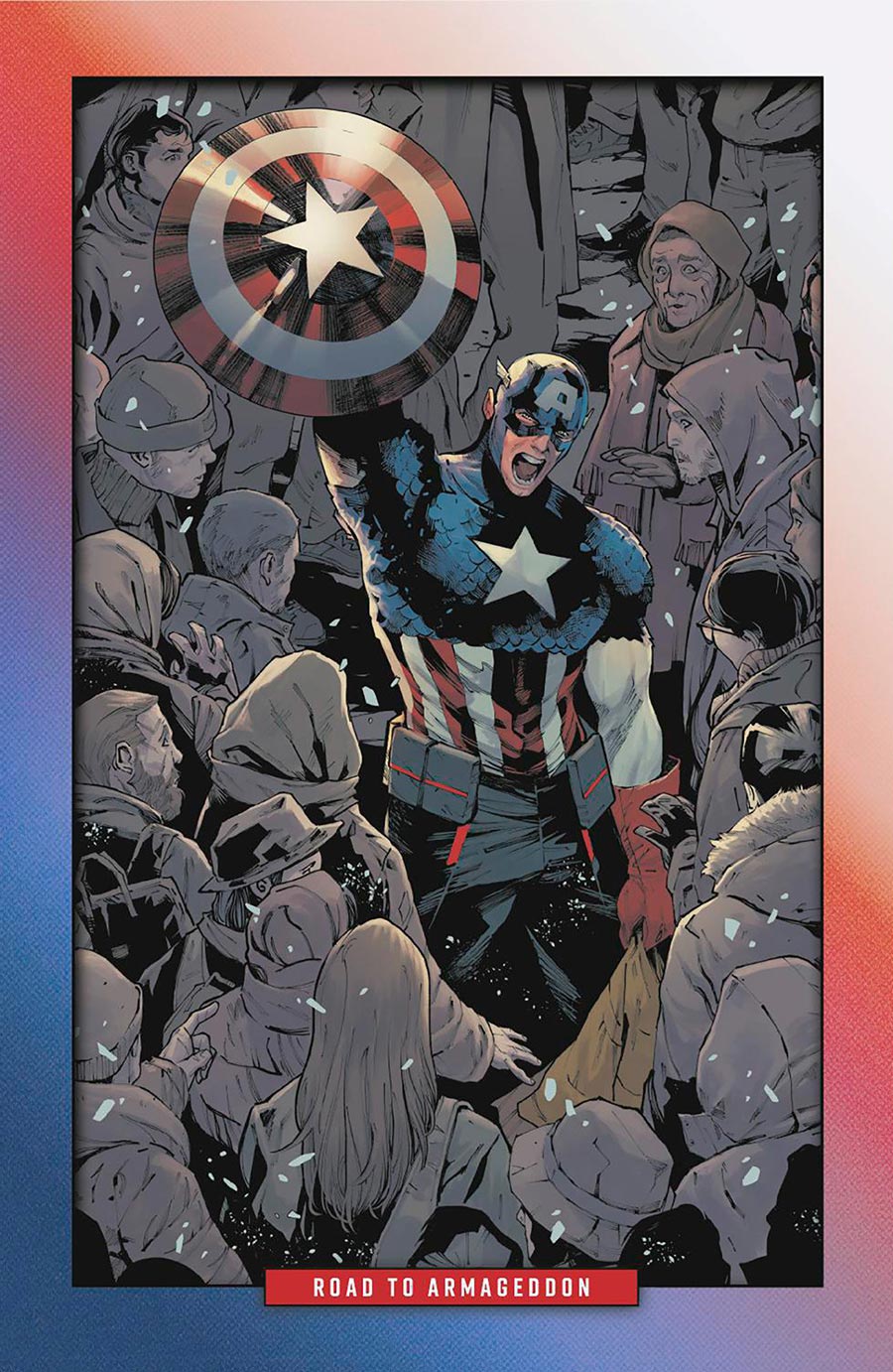 Captain America Vol 11 #4 Cover H 2nd Ptg Incentive Valerio Schiti Virgin Variant Cover