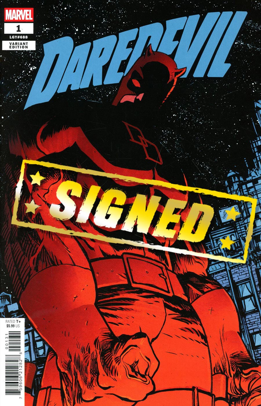 Daredevil Vol 9 #1 Cover X Variant Daniel Warren Johnson Cover Signed By Stephanie Phillips