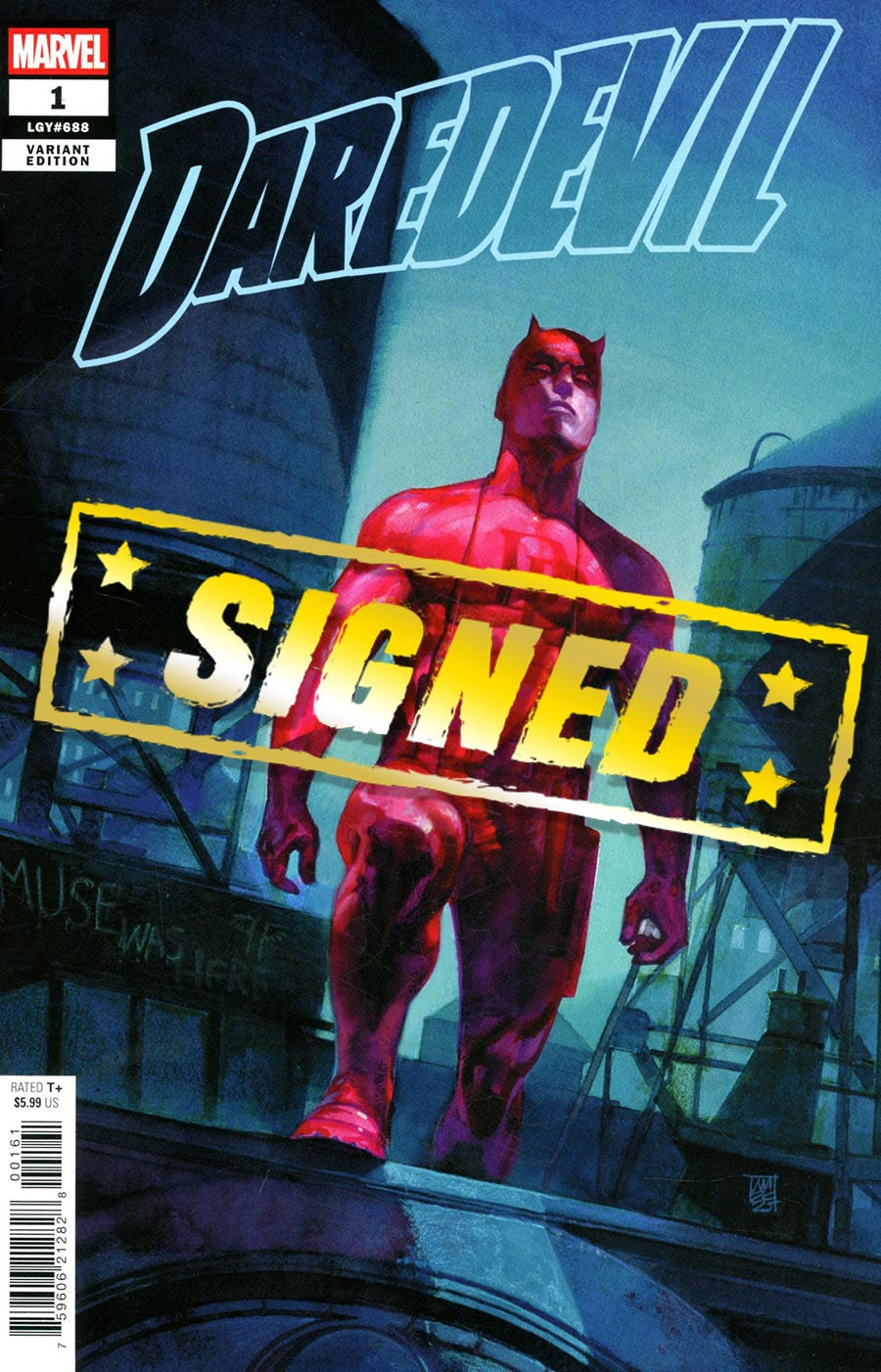 Daredevil Vol 9 #1 Cover Z Variant Alex Maleev Cover Signed By Stephanie Phillips