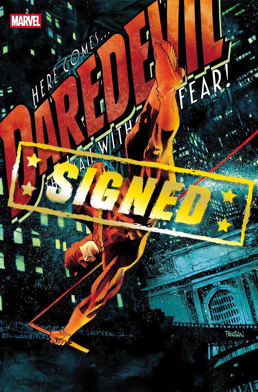 Daredevil Vol 9 #1 Cover Z-A Variant Dan Panosian Cover Signed By Stephanie Phillips